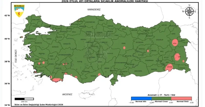 56 yılın en sıcak 13’üncü eylül ayı yaşandı
