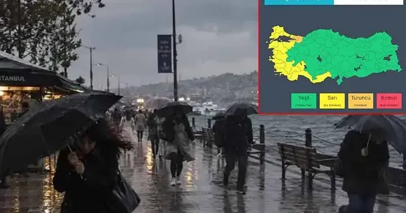 İçişleri Bakanlığı ndan sağanak ve fırtına uyarısı