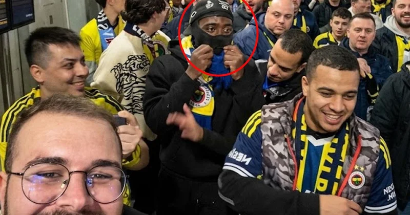 Tanınmamak için kar maskesi taktı ama işe yaramadı! Fenerbahçe maçında sürpriz