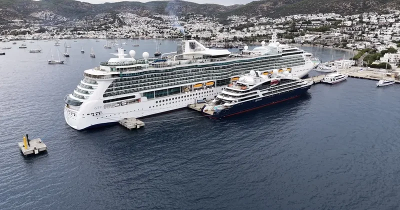 Bodrum Limanı’nda kruvaziyer hareketliliği: 2 bin 437 yolcu geldi
