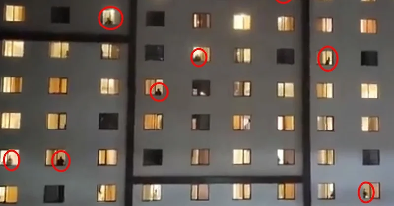 Görüntüler öğrenci yurdundan: Hepsi tek bir ağızdan bağırdı