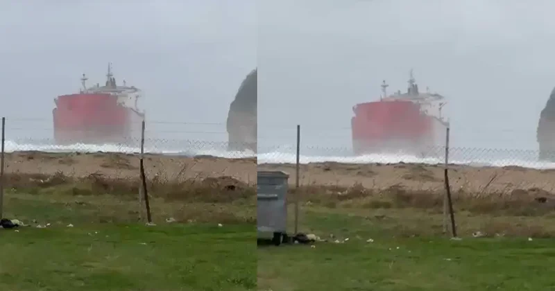 Rusya da vurulan gemi Çatalca da karaya oturdu!