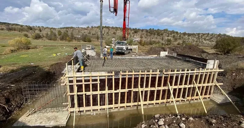 Bolu’da 6 köyde menfez köprüleri yenileniyor