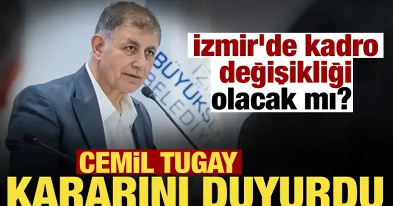 Cemil Tugay dan kadro değişikliği sorusuna yanıt! Kararını duyurdu