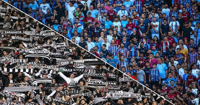Trabzonspor ile Beşiktaş arasında 6 yıldır uygulanan deplasman yasağı kaldırıldı