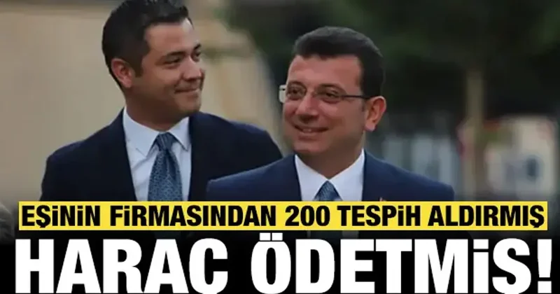 Bir skandal daha: Eşinin firmasından 200 tespih aldırıp haraç ödetmiş!