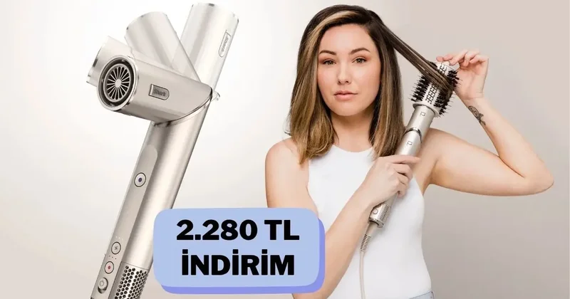 Kuaför salonunu evinize taşıyan Shark şekillendiricide kaçırılmayacak fırsat!
