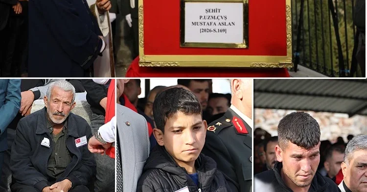 Gaziantep e şehit ateşi düştü: Bebek bekleyen Uzman Çavuş Mustafa Aslan son yolculuğuna uğurlandı