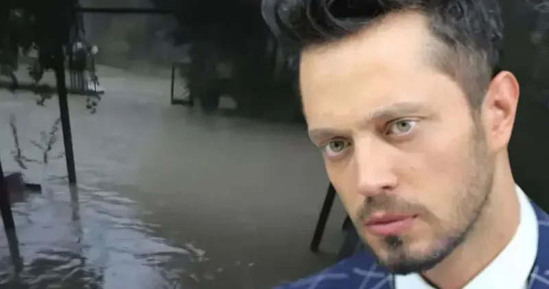 Murat Boz, sağanak nedeniyle stüdyoda mahsur kaldı: Yüzlerce çalışanla yardım bekliyoruz