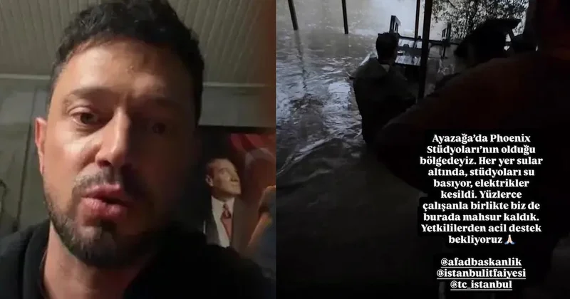 Murat Boz, sağanak yağışta mahsur kaldıklarını açıkladı Sözcü Gazetesi