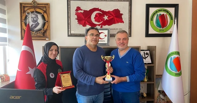 Şampiyona kupası verildi Manisa Haberleri