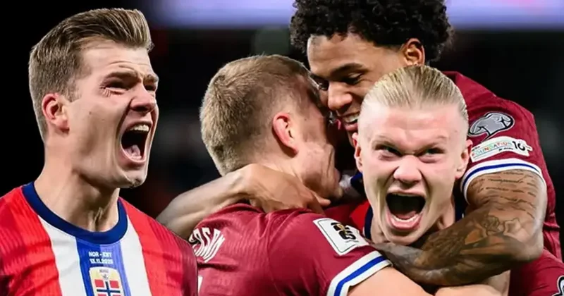 Sörloth ve Haaland maça damga vurdu! Norveç, Estonya yı 4 golle geçti Fanatik Gazetesi Futbol Haberleri Spor
