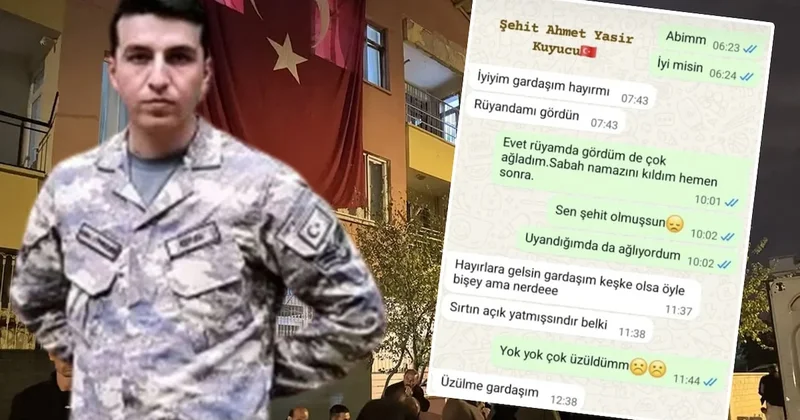 Şehit olmadan saatler önce kız kardeşine yazdığı WhatsApp mesajı ortaya çıktı Sözcü Gazetesi