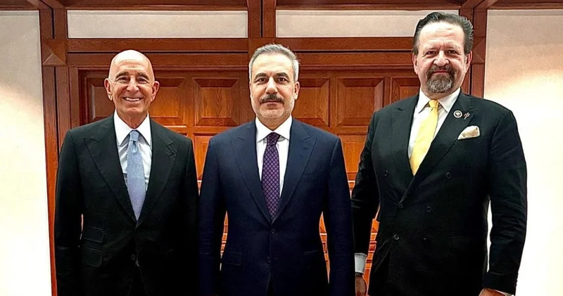 Hakan Fidan Tom Barrack ile bir araya geldi: Toplantıda dikkat çeken detay