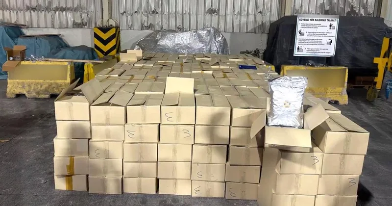 Derince Limanı nda 1,5 tonun üzerinde uyuşturucu ele geçirildi