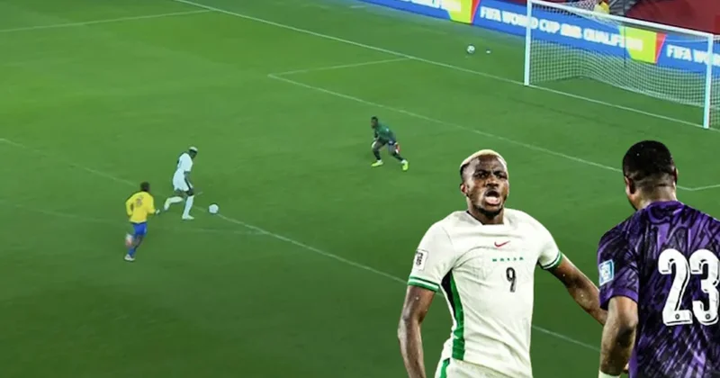 Osimhen imkansızı başardı! Sosyal medyayı sallayan görüntü Sözcü Gazetesi