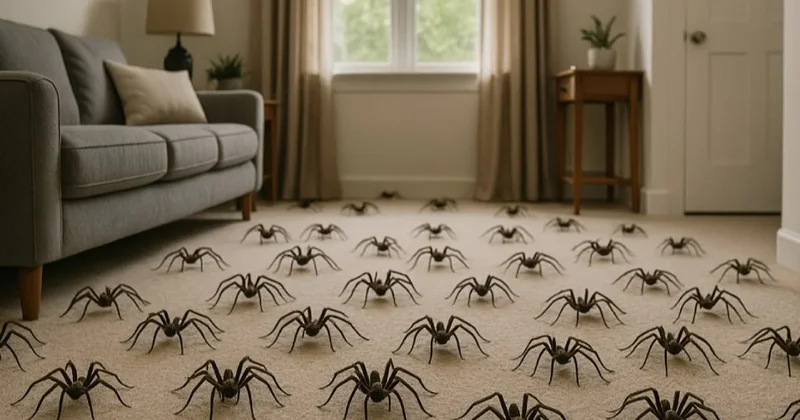 5 yıl boyunca fark etmeden 2 bin örümcekle yaşamışlar Sözcü Gazetesi