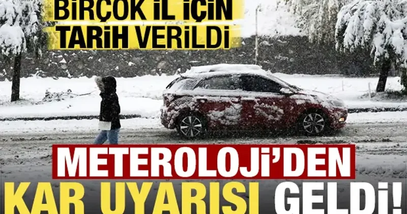 Son dakika: Ve Meteoroloji den kar uyarısı geldi! 8 il için tarih verildi...