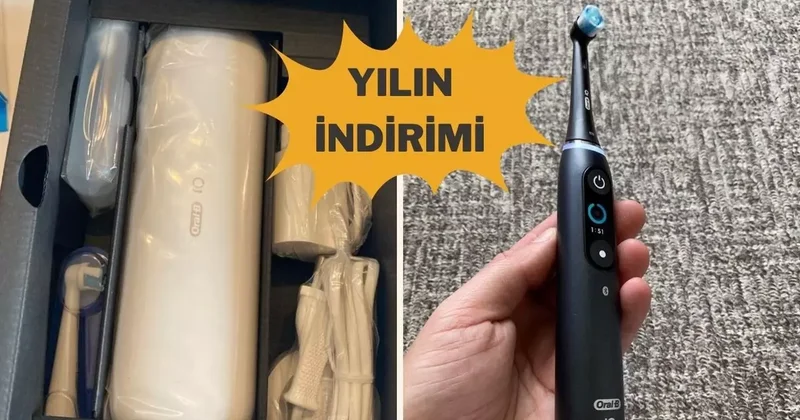Gülümseten Kasım da Oral B iO 9 serisi setinin fiyatı dipte!