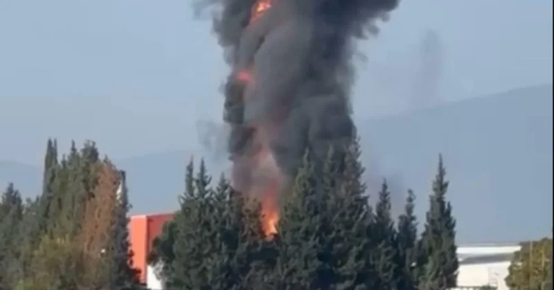 Salça fabrikasında çıkan yangın, 1 saatte kontrol altına alındı Sözcü Gazetesi