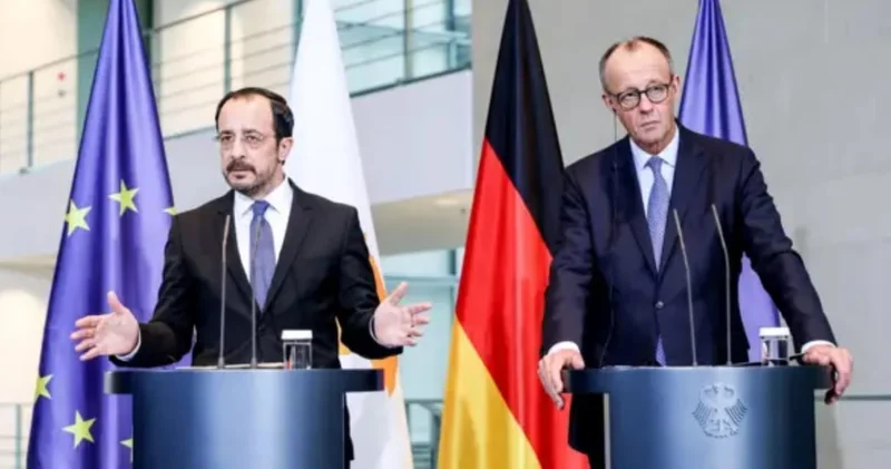 Hristodulidis Kıbrıs sorunu için şimdi de Almanya dan yardım istedi