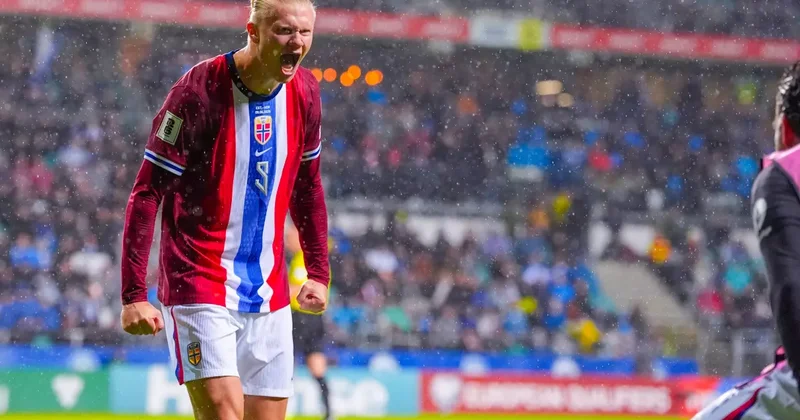 Haaland Sörloth işbirliği! 12 dakikada 4 gol attılar