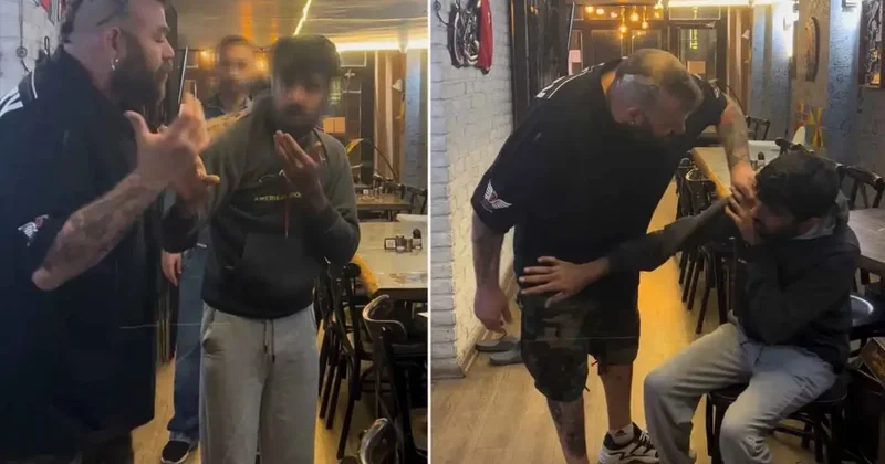 Beyoğlu nda oyuncu Bahadır Ünlü hırsızlık yaptığı iddiasıyla çalışanını beyzbol sopasıyla darbetti