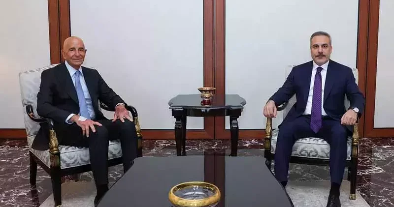 Bakan Fidan, ABD Büyükelçisi Barrack ı kabul etti