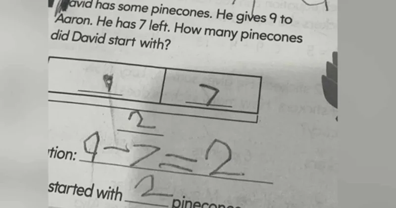 Baba oğlunun ödevini kontol ederken, gördüğü 2 basit kelime karşısında donakaldı Sözcü Gazetesi