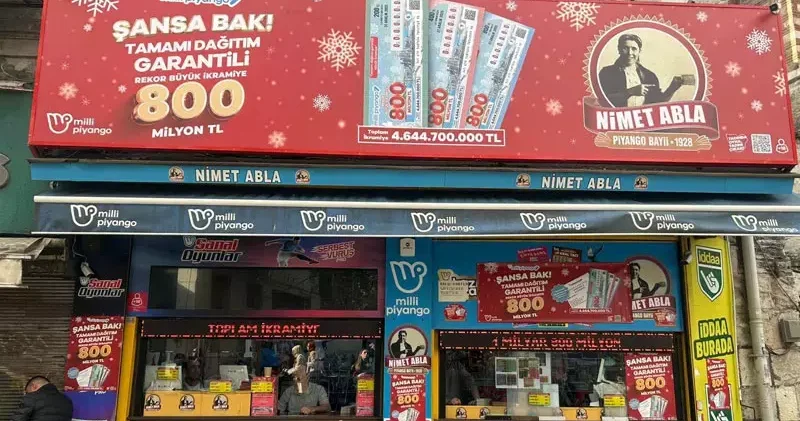 Milli Piyango yılbaşı çekilişinde dağıtım garantili rekor büyük ikramiye 800 milyon TL