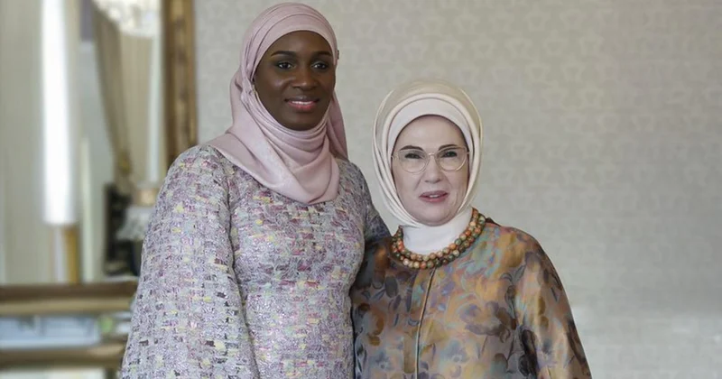 Emine Erdoğan, Senegal Cumhurbaşkanının eşi Faye ile görüştü