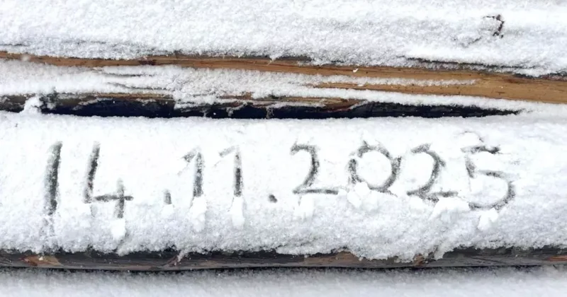 Kış kapıya dayandı: Ilgaz Dağı beyaza büründü