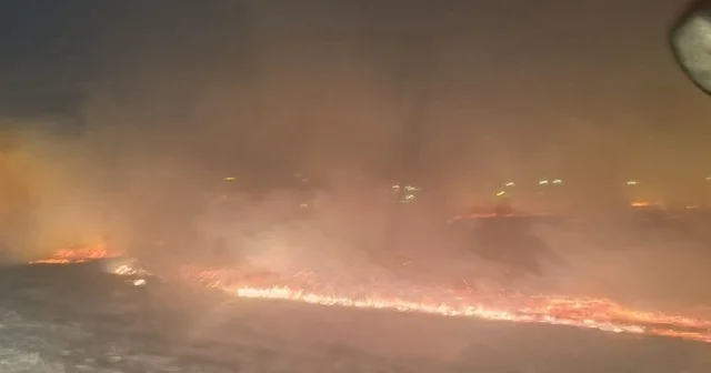 Tandırdan sıçrayan kıvılcımlar araziyi küle çevirdi Batman Haberleri