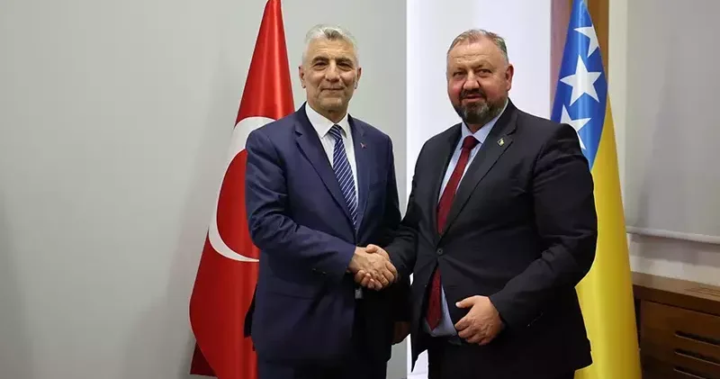 Bakan Bolat, Bosna Hersek Zenica Doboj Kantonu Ekonomi Bakanı Sibonjic ile görüştü