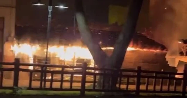 Bursa da tek katlı ev alev alev yandı Bursa Haberleri