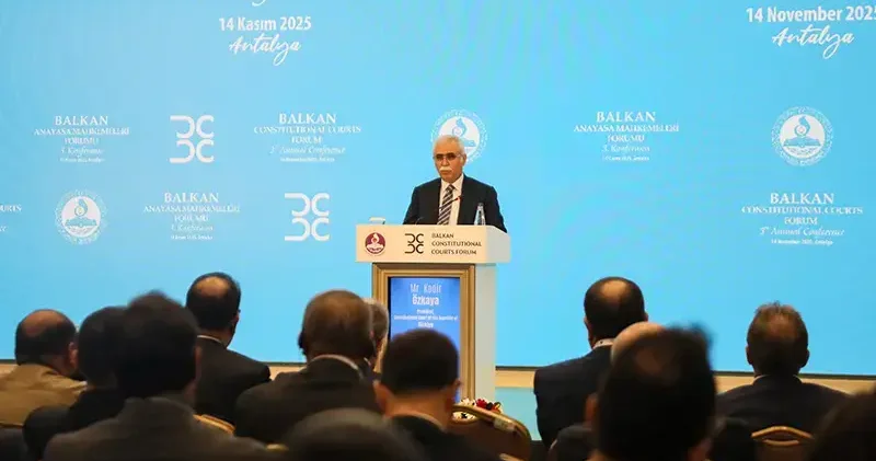 Anayasa Mahkemesi Başkanı Özkaya: Balkanlara özgü bir anayasal dayanışma modeli ortaya çıkacak