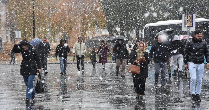 Sivas ta kar yağışı etkili oldu