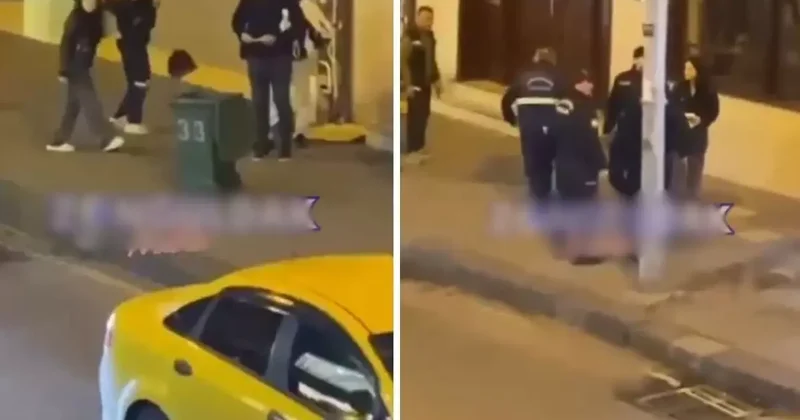 Temizlik işçisine çirkin hareket! Yere çöpe atanları uyardı, saldırıya uğradı