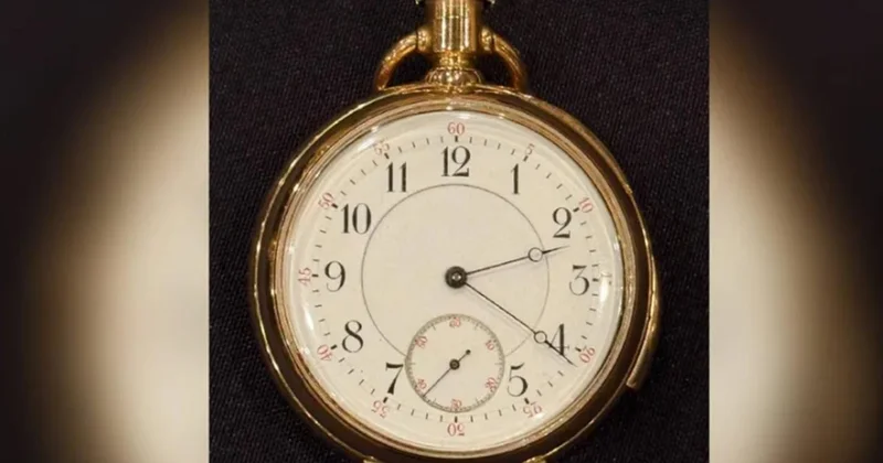 Titanic faciasından kalan altın cep saati 1 milyon sterline satışa çıkıyor