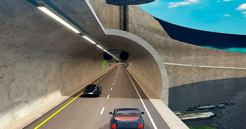 Dünyanın en uzun karayolu tüneli yerin 392 metre altında inşa ediliyor! Feribotlar tarih olacak Sözcü Gazetesi