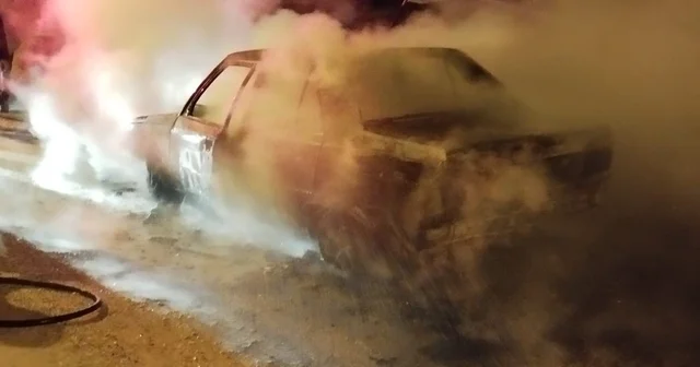 Otomobil patladı, feci şekilde can verdi Adana Haberleri