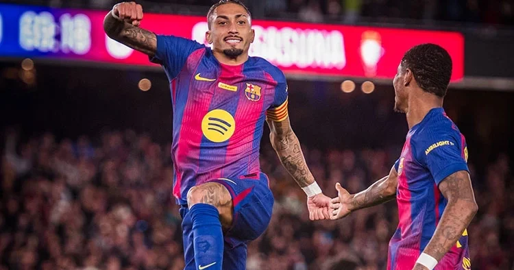 Barcelona 2 0 Osasuna (İspanya La Liga) Raphinha...