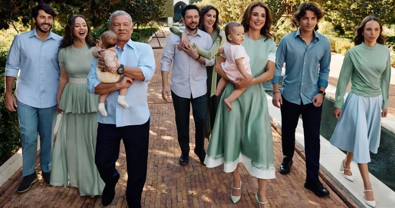 Ürdün Kraliyet Ailesi nden yeni yıl mesajı Magazin haberleri