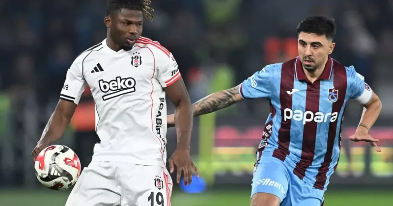 Trabzonspor ve Beşiktaş arasındaki 6 gollü muhteşem düelloda kazanan yok