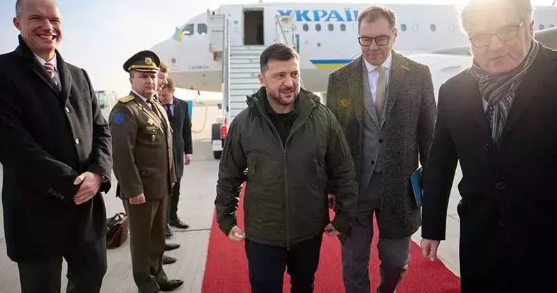 Ukrayna Devlet Başkanı Zelenskiy, Almanya’da