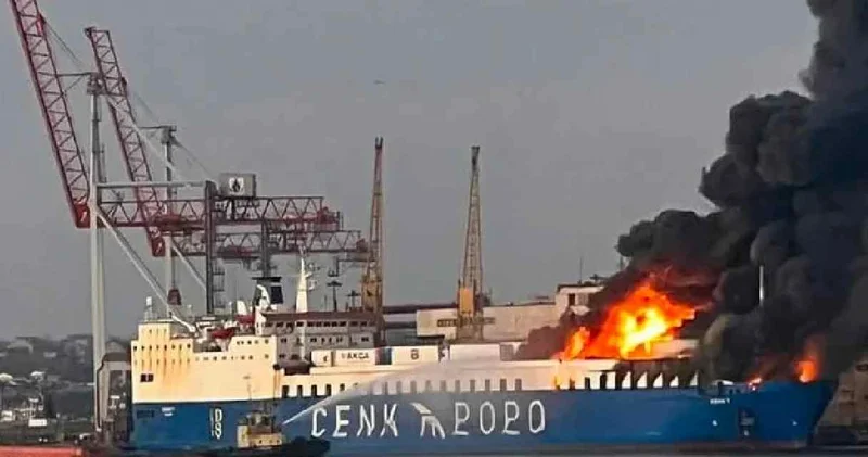 Rusya nın vurduğu Türk gemisinin son hali ortaya çıktı