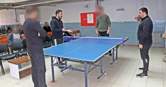 Patnos Açık Ceza İnfaz Kurumu nda masa tenisi turnuvası düzenlendi Ağrı Haberleri