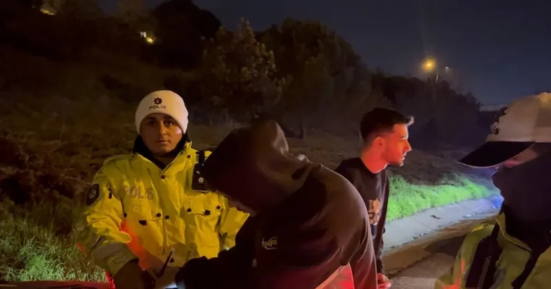 Sürücü değişikliği polisin gözünden kaçmadı