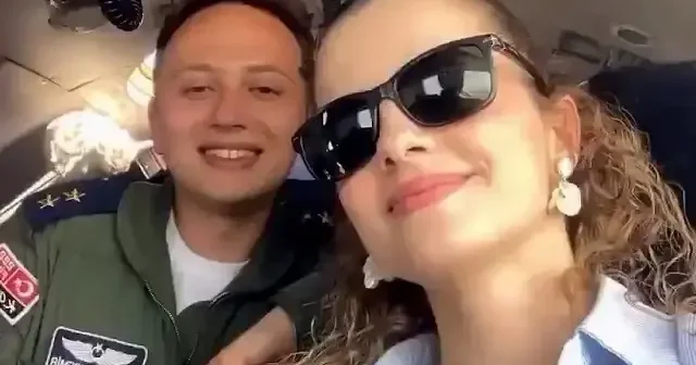 Eşinin şehit olduğu C 130 kargo uçağını birlikte gezmişler VİDEO İZLE