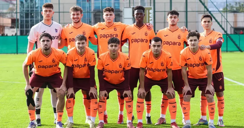 Trabzonspor Beşiktaş U19 derbisi nefes kesti! Zirve yolunda değerli 3 puan